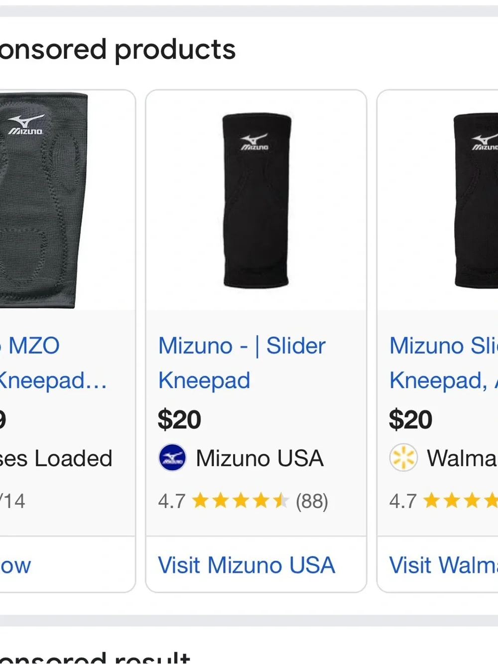 Mizuno Black Wrist Support Sleeve with White Logo